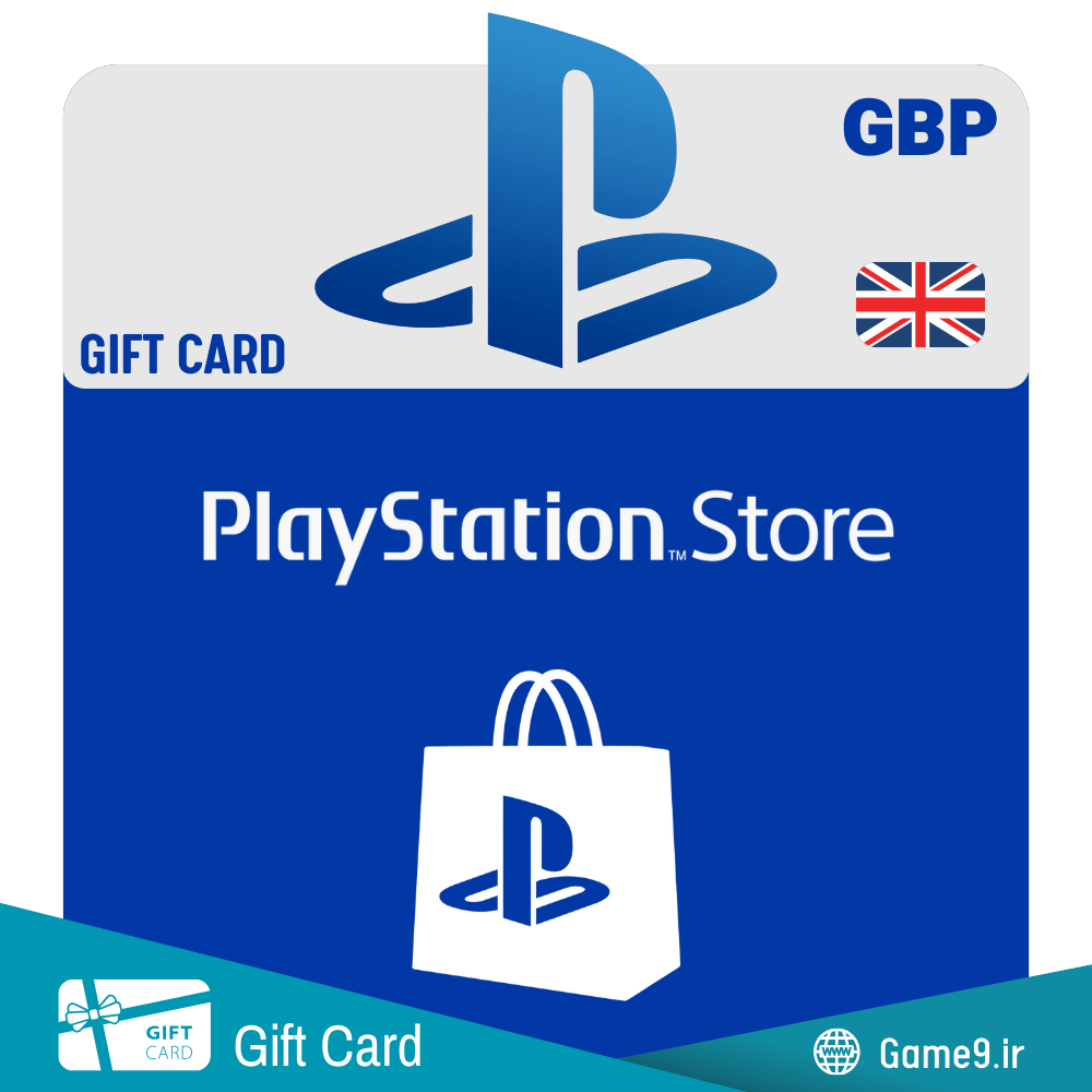  گیفت کارت پلی استیشن انگلیس Playstation UK 