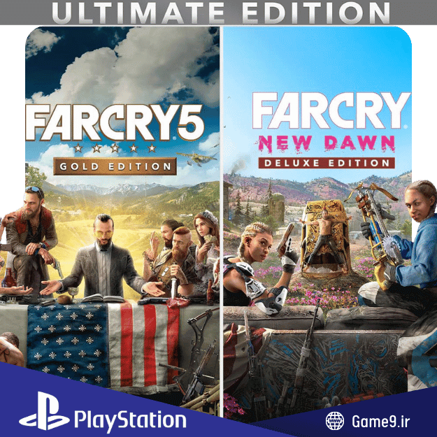  اکانت قانونی بازی Farcry 5 Gold Edition + Farcry New Dawn Deluxe Edition 