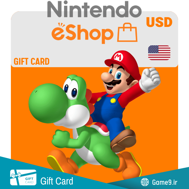  گیفت کارت نینتندو آمریکا Nintendo eShop USA 