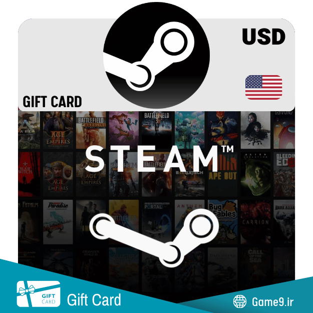  گیفت کارت استیم Steam USA 